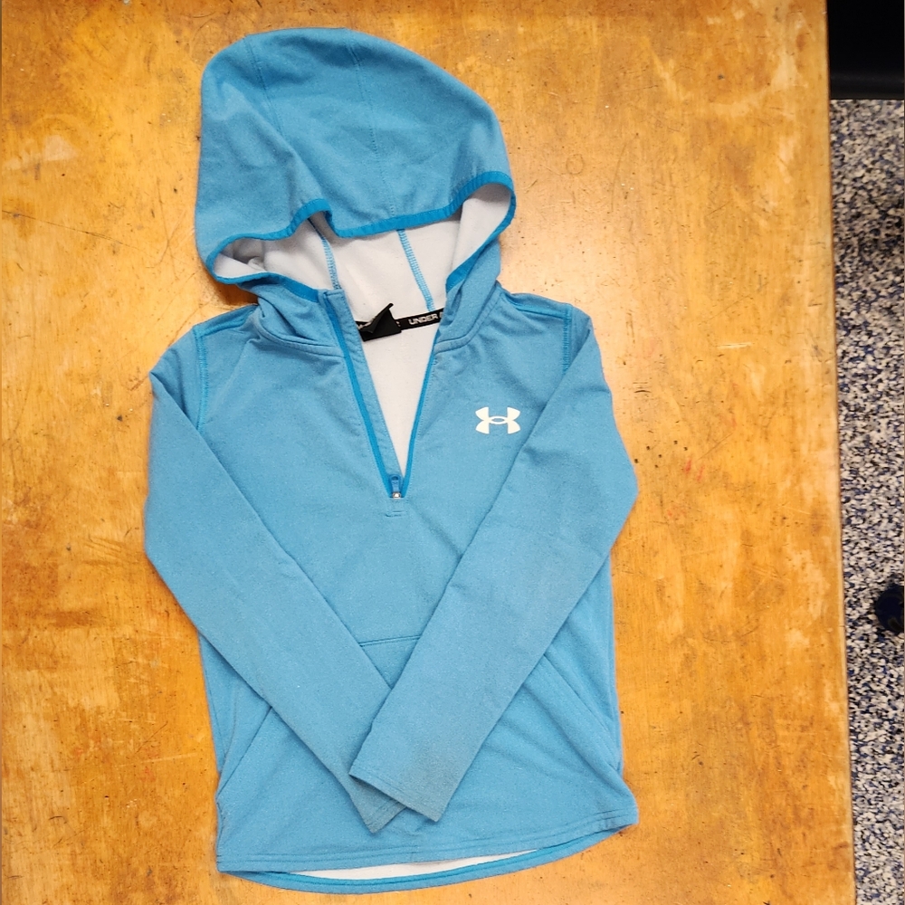 Under Armour Blue Hoodie Kids 7